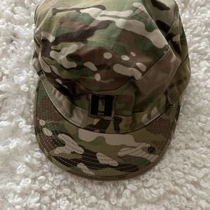 Patrol Cap With Captain's Rank Reversible With Pocket on Inside 7.6 NWT